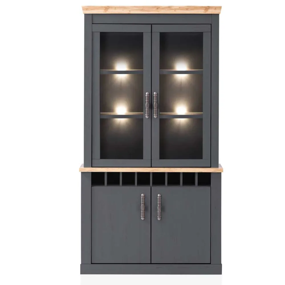 Wohnen Kommoden|Esszimmer-Vitrinen*Country Style Buffetschrank 110x201x38 cm - Lionel