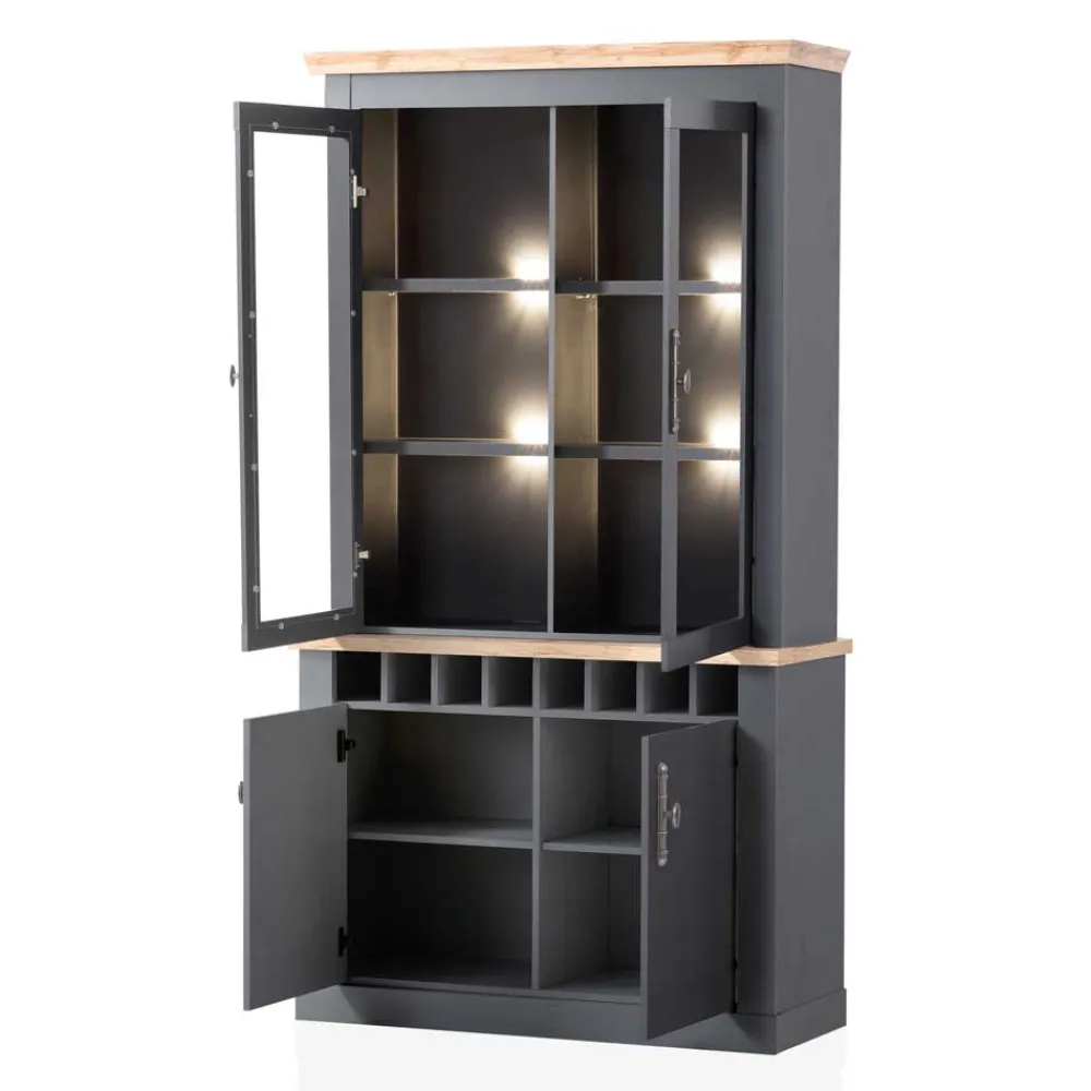 Wohnen Kommoden|Esszimmer-Vitrinen*Country Style Buffetschrank 110x201x38 cm - Lionel