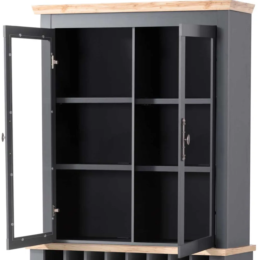 Wohnen Kommoden|Esszimmer-Vitrinen*Country Style Buffetschrank 110x201x38 cm - Lionel