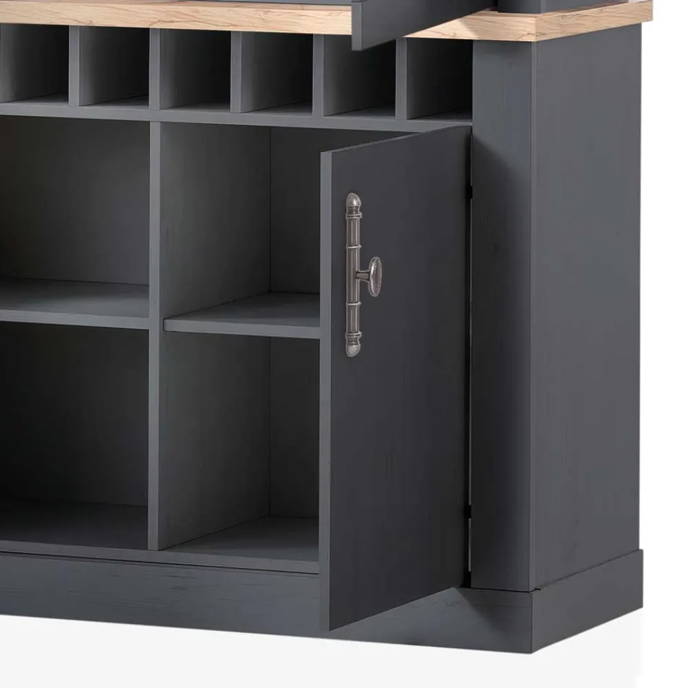 Wohnen Kommoden|Esszimmer-Vitrinen*Country Style Buffetschrank 110x201x38 cm - Lionel