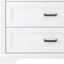 Wohnen Landhausmöbel|Küchenschränke*Country Style Hochkommode mit fünf Schubladen - Mehady