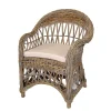 Wohnen Sessel|Rattanmöbel*Country Style Rattansessel in Grey Wash - Lazium