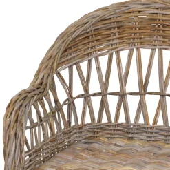 Wohnen Sessel|Rattanmöbel*Country Style Rattansessel in Grey Wash - Lazium