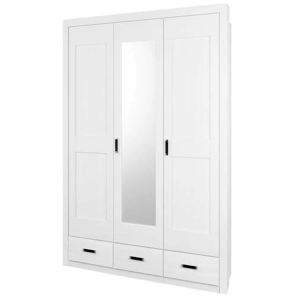 Wohnen Country Style Schrank in Pinie Weiß - Imtreba I