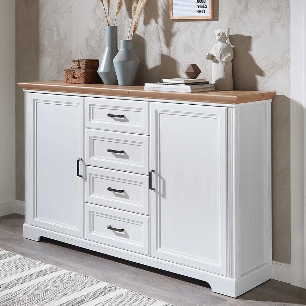 Wohnen Country Style Sideboard 165x102x41 cm - Mehady