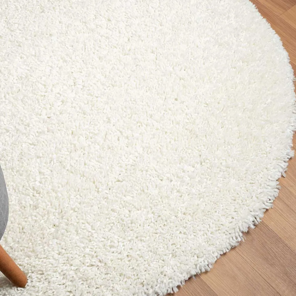 Wohnen Cremefarbener Teppich mit hohem Flor - Vacance