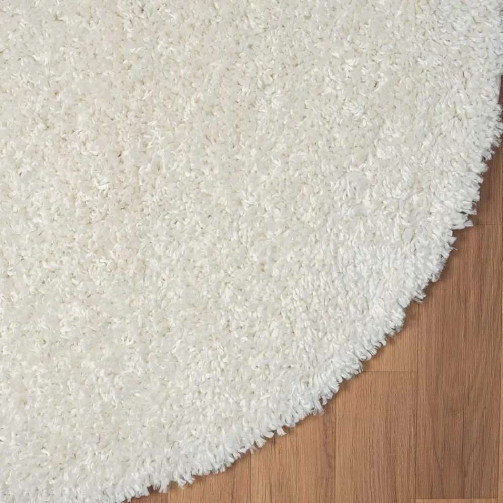 Wohnen Cremefarbener Teppich mit hohem Flor - Vacance