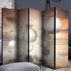Wohnen Paravents*3D Druck Paravent mit Kugeln & Himmel - Igorian