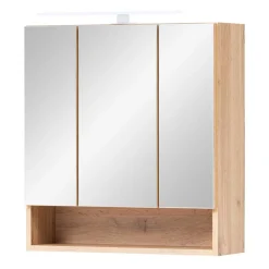 Wohnen 3D Spiegelschrank in Wildeiche Nachbildung - Tofias