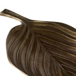 Wohnen Deko Tablett Schale im Blatt Design - Santjana