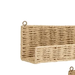 Wohnen Deko Wandregale aus Kordelgeflecht - Giga (zweiteilig)