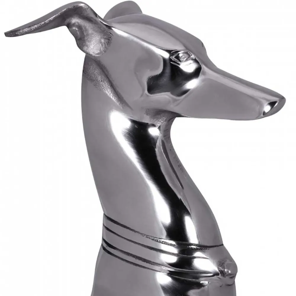 Wohnen Figuren Und Skulpturen*Dekofigur Windhund aus Aluminium - Envitzia