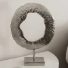 Wohnen Figuren Und Skulpturen*Deko-Objekt aus Metall in Silber - Marus