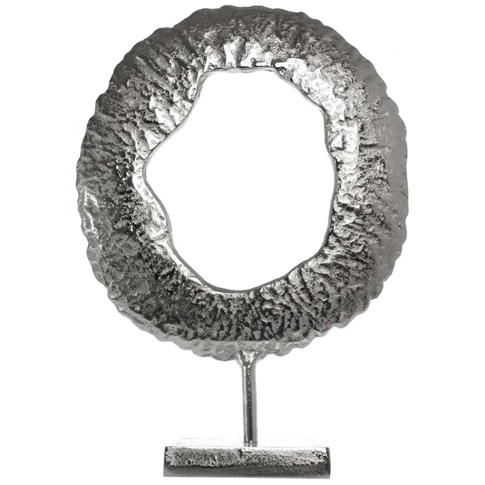 Wohnen Figuren Und Skulpturen*Deko-Objekt aus Metall in Silber - Marus