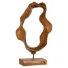 Wohnen Deko-Objekt Skulptur aus Teak Massivholz - Flacona
