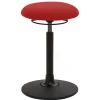 Wohnen Barhocker|Hocker*Design Arbeitshocker in Rot & Schwarz - Minorivo