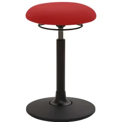 Wohnen Barhocker|Hocker*Design Arbeitshocker in Rot & Schwarz - Minorivo