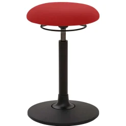 Wohnen Barhocker|Hocker*Design Arbeitshocker in Rot & Schwarz - Minorivo