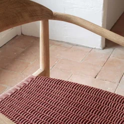 Wohnen Design Armlehnenstühle mit Geflechtsitz - Renero (4er Set)