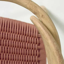 Wohnen Design Armlehnenstühle mit Geflechtsitz - Renero (4er Set)