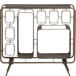 Wohnen Design Bar Regal in Altmessing - Etzga