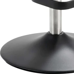 Wohnen Design Barhocker in Taupe & Schwarz - Greogia