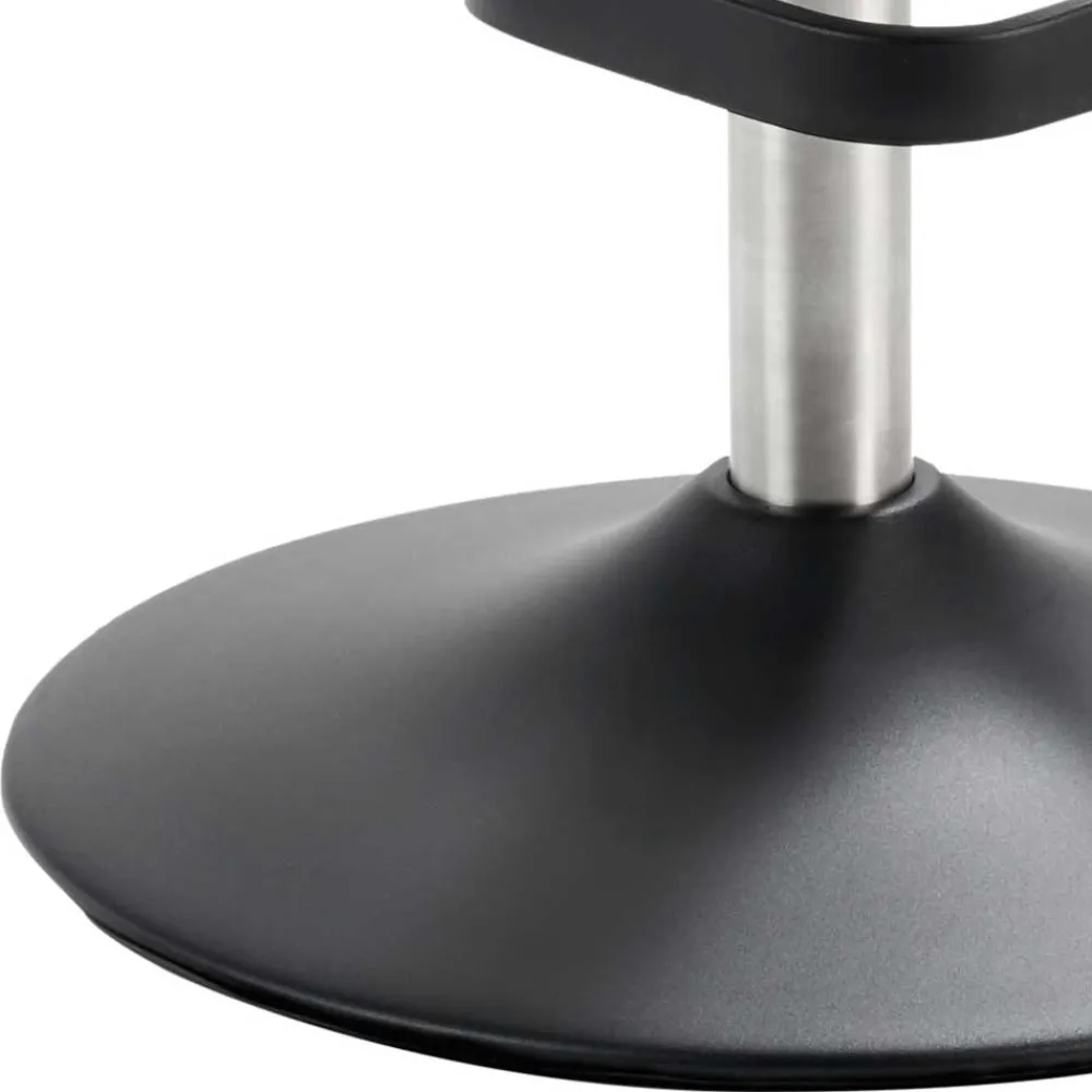 Wohnen Design Barhocker in Taupe & Schwarz - Greogia