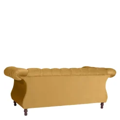 Wohnen Design Barocksofa in Gelb Samtvelours - Alisho