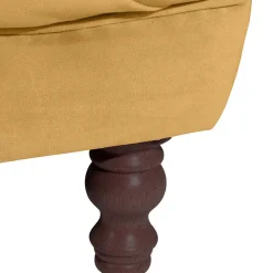 Wohnen Design Barocksofa in Gelb Samtvelours - Alisho