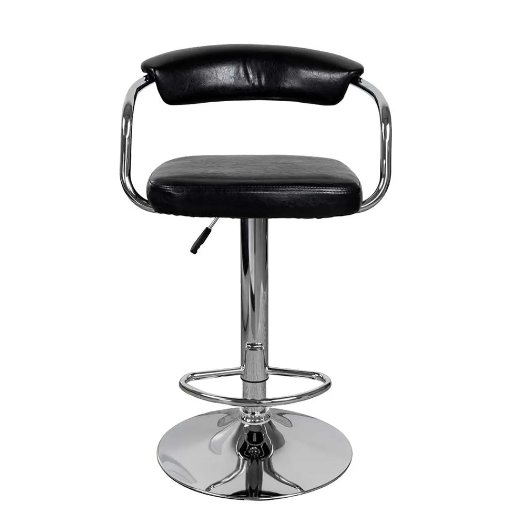 Wohnen Retro Möbel|Sessel & Hocker*Design Barstuhl mit Armlehnen - Devi (2er Set)