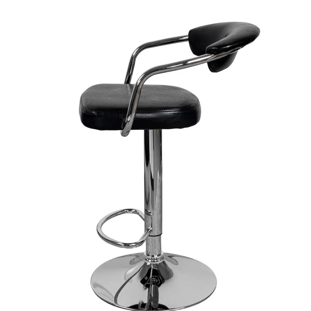 Wohnen Retro Möbel|Sessel & Hocker*Design Barstuhl mit Armlehnen - Devi (2er Set)