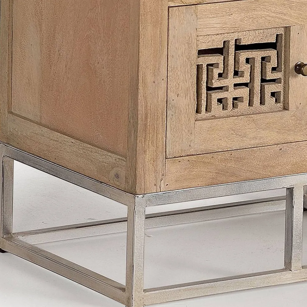 Wohnen Design Bücherregal aus Mangobaum Massivholz - Valuta