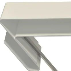 Wohnen Graue Möbel|Weiße Möbel*Design Beistelltisch aus Acryl in Weiß - Johnny