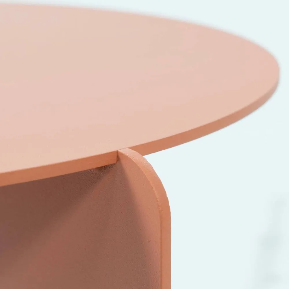 Wohnen Design Beistelltisch in Terracotta - Jason