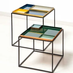 Wohnen Design Beistelltisch mit 2 Einsätzen - Zalio