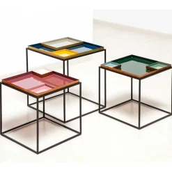 Wohnen Design Beistelltisch mit 2 Einsätzen - Zalio