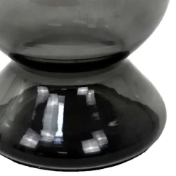 Wohnen Design Beistelltisch mit Rauchglas Fuß - Fernandez