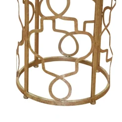 Wohnen Design Beistelltisch Seaflair in Goldfarben