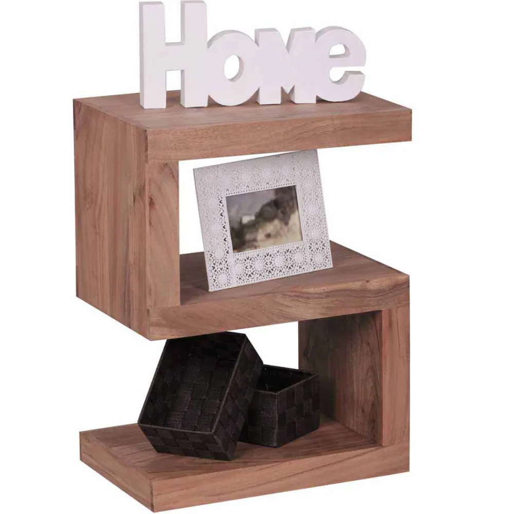 Wohnen Design Beistelltisch Vislan in S-Form