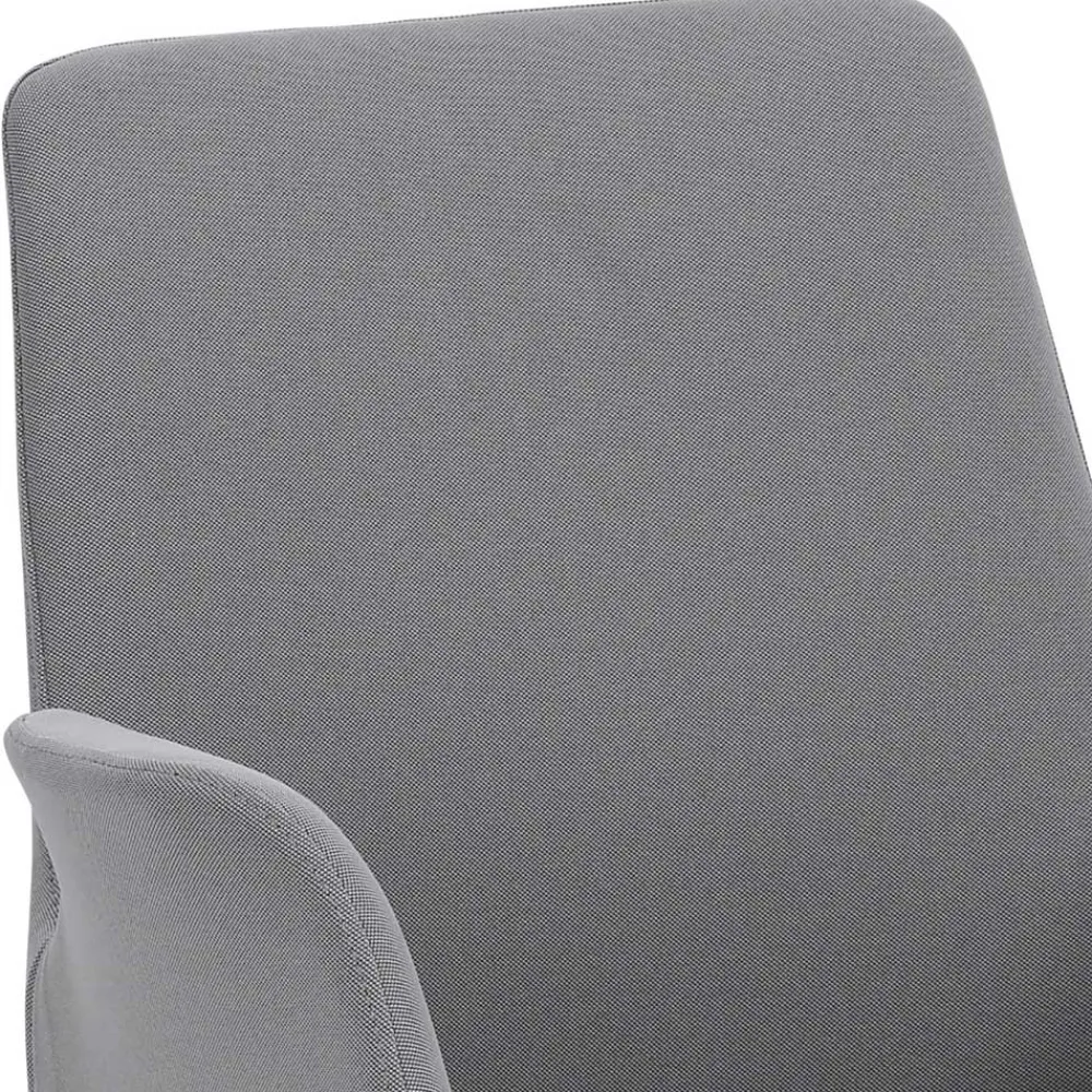 Wohnen Design Bürostuhl mit Armlehnen in Grau - Iranus