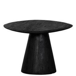 Wohnen Design Couchtisch in Schwarz Massivholz - Standing
