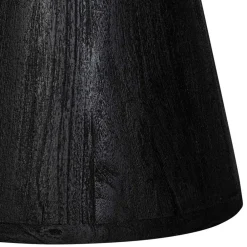 Wohnen Design Couchtisch in Schwarz Massivholz - Standing