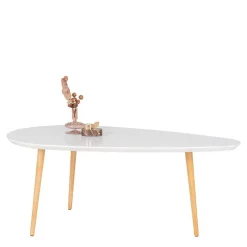 Wohnen Skandinavische Möbel|Couchtisch*Design Couchtisch in Weiß & Natur - Standos