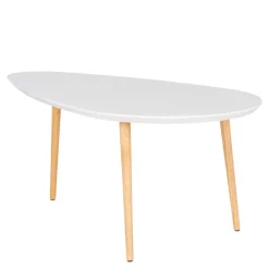 Wohnen Skandinavische Möbel|Couchtisch*Design Couchtisch in Weiß & Natur - Standos