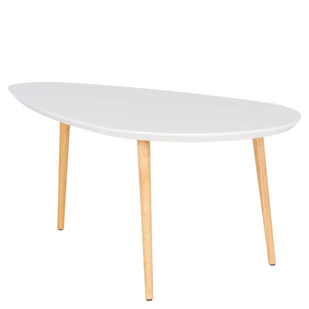 Wohnen Skandinavische Möbel|Couchtisch*Design Couchtisch in Weiß & Natur - Standos