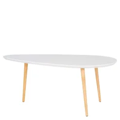 Wohnen Skandinavische Möbel|Couchtisch*Design Couchtisch in Weiß & Natur - Standos