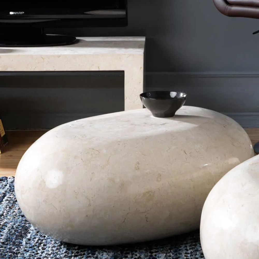 Wohnen Design Couchtisch Ionella in Creme Weiß