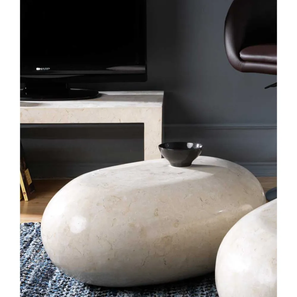 Wohnen Design Couchtisch Ionella in Creme Weiß