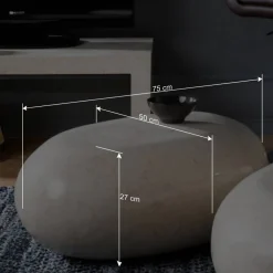 Wohnen Design Couchtisch Ionella in Creme Weiß