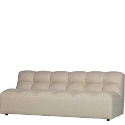 Wohnen Design Ecksofa ohne Armlehnen in Beige - Madrilena